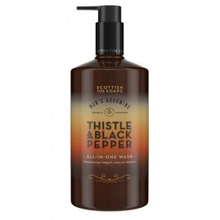 Shampoo and shower gel with armorarium and pepper Thistle&Pepper, 500 ml, Scottish Fine Soaps