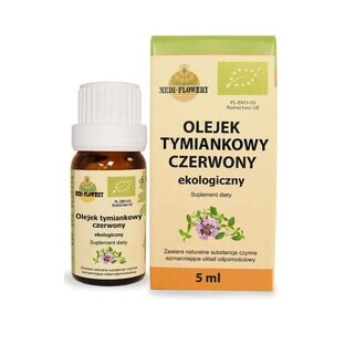 BIO Olio di timo rosso 100%, 5ml MEDI-FLOWERY
