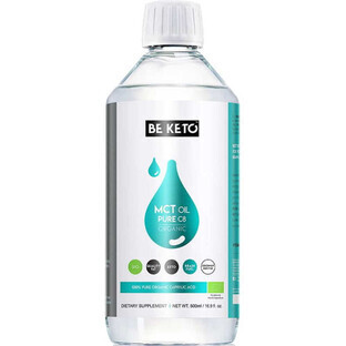 Olio MCT BIO 100% C8 500ml BeKeto