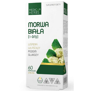 Moerbei 640 mg 60 capsules (1% 1-DNJ) MEDICA HERBS