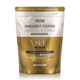 Cafea instant - Chillout (Reishi & Ashwagandha) - Vanilie franceză 250g BeKeto
