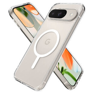 Spigen Ultra Hybrid OneTap Ring MagSafe Google Pixel 9 Pro case - white