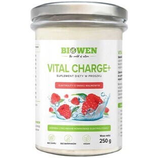 Electrolyten Framboos Vital Charge+ 250 g Biowen