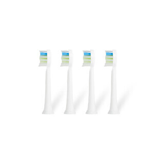 Oromed ORO-SONIC PROFESSIONAL white sonic toothbrush tips, 4 pieces.