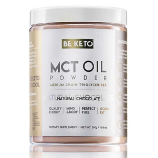 MCT-Öl-Pulver - Natürliche Schokolade 300g BeKeto