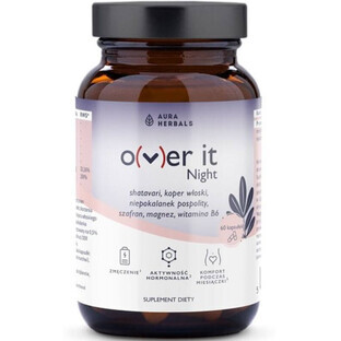 Over It Night - confort pendant les menstruations - 60 gélules - Aura Herbals