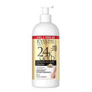 Eveline Cosmetics Cremă regenerantă de lux pentru mâini și unghii-serum, 300 ml