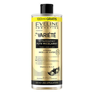 Eveline Cosmetics Variete Vitamine Micellaire Vloeistof, 500 ml