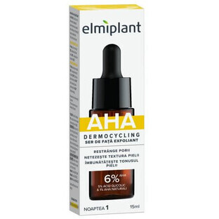 Serum facial exfoliante Dermocycling, 15 ml, Elmiplant