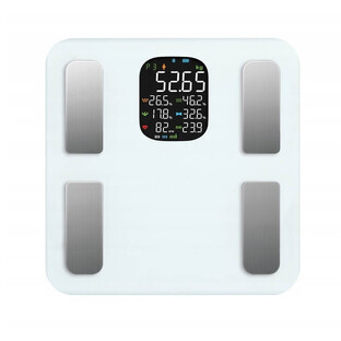 Badkamerweegschaal ORO-BLUETOOTH H SMART WIT