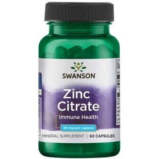 Citrat de zinc - Citrat de zinc - 30mg - 60 capsule Swanson