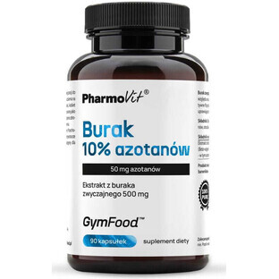 Beet 10% nitrate 90 caps GymFood Pharmovit