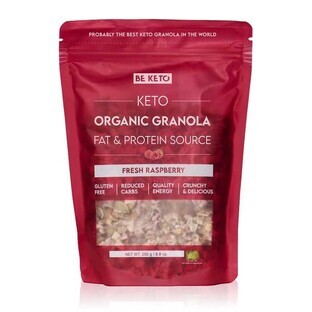 BIO Keto Granola - Fresh Raspberry 250g BeKeto
