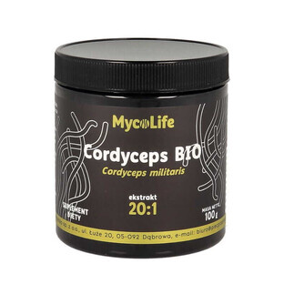 Cordyceps - BIO-Extrakt 20:1 100g MYCOLIFE