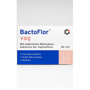 BactoFlor® VAG probiotic + biotin 60 capsules Intercell