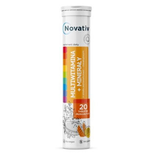 Novativ Multivitaminico + Minerali, 20 compresse effervescenti