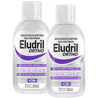 Set Eludril Ortho, bain de bouche, 2 x 500 ml