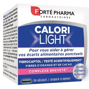 Forté Pharma CaloriLight Vetvanger met Sinaasappelvezels en Cacao 30 capsules