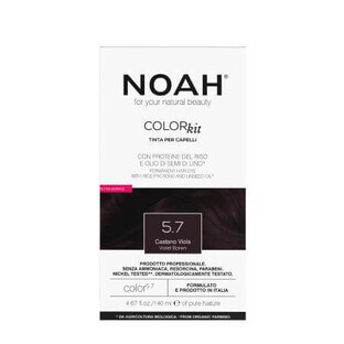 Natuurlijke haarverf, Saten Violet 5.7, 140 ml, Noah