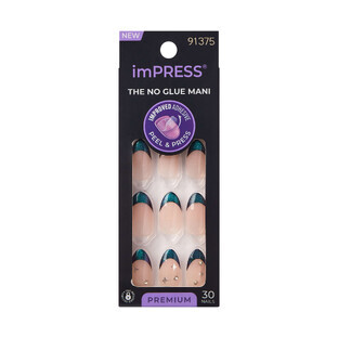 imPRESS Unghie finte premium, Visions, 1 set, Kiss