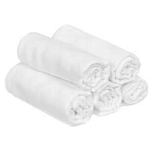 BabyMatex, tetanus diapers, 70 cm x 80 cm, white, 5 pieces