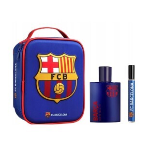 Air-Val FC Barcelona Eau de Toilette 100 ml + 10 ml + cosmetic bag