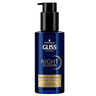 Gliss Kur Night Elixier Ultimate Repair Hair Serum, 100 ml