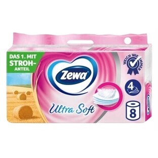 Zewa, Ultra Soft, Paper, 8 pieces