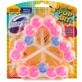 Domestos Pop Art Suspensión Inodoro Popping Magnolia, 3 x 55 g