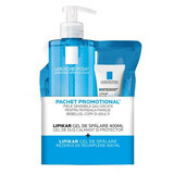 Coffret Lipikar Gel douche apaisant, 400 ml + Lipikar Baume Light AP+M Balm, 15 ml + Lipikar Baume Light AP+M Balm, 400 ml + Lipikar Baume Light AP+M Balm, 15 ml, La Roche-Posay