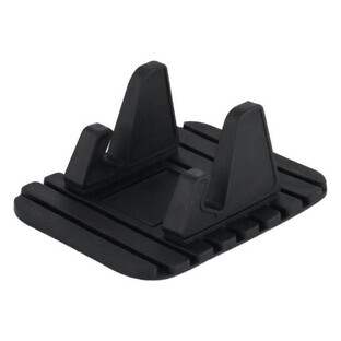 Supporto universale per auto in silicone per telefono culla nano pad nero