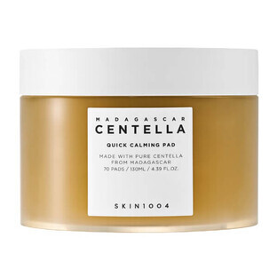 Skin1004 Erfrischungspads mit Centella Asiatica-Extrakt, 70 Stück.
