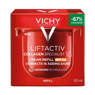 Vichy Liftactiv Collagen Specialist 16 Crème de jour anti-rides SPF 50, 50 ml, Vichy