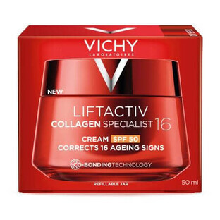 Crème de jour anti-rides avec SPF 50 Liftactiv Collagen Specialist 16, 50 ml, Vichy