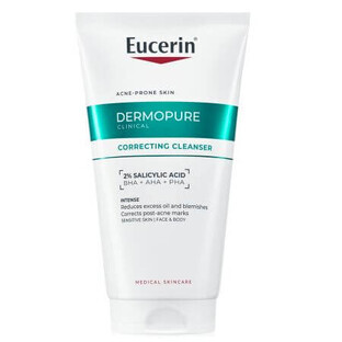 Regenerating cleansing gel with 2% salicylic acid Dermo Pure, 150 ml, Eucerin