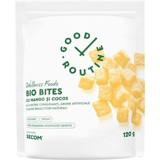 Bio Bites mit Mango und Kokosnuss Gute Routine, 120 g, Secom