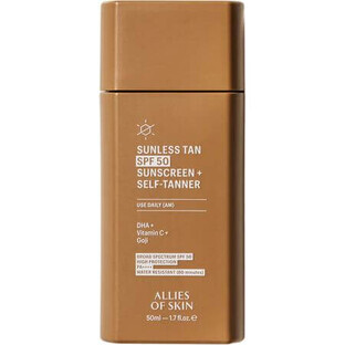 Allies Of Skin Dagelijkse Zelfbruiner Geleidelijke Zelfbruiner met Zonnebescherming SPF 50, 50 ml, Allies Of Skin