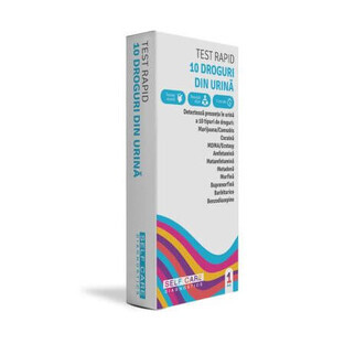 Test rapido delle urine 10 farmaci, 1 pezzo, Self Care