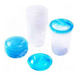 Food containers with lid, 4 pieces, Babyono