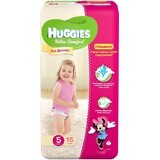Scutece, UC, nr 5, Girl, 12-22 kg, 15 bucăți, Huggies