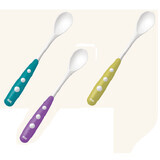 Set of 2 soft plastic spoons, +6months, Nuk