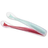 Set of 2 silicone spoons Giraffe Sophie, Vulli