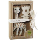 Natural rubber teething set Sophie, +0 months, Vulli