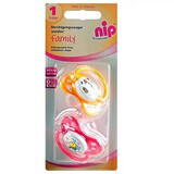 Silicone pacifiers, Family No. 1, 2 pieces, Nip