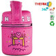 Thermoskanne für feste Nahrung und Neoprentasche - Giraffe, 1 Liter, Laken