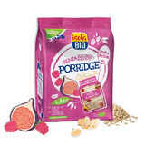 Porridge Eco with figs and raspberries without sugar, 375g, Isola Bio