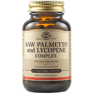 Complesso a base di Saw Palmetto, Opectina e Licopene, 50 capsule, Solgar