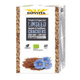 Leinsamen-Cracker gluten-/milchfrei, 100 g, Bonvita