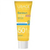 Tinted sun protection cream SPF50+ Bariesun, 50 ml, gold, Uriage