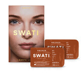 Colored contact lenses, 1 month, Bronze, Swati